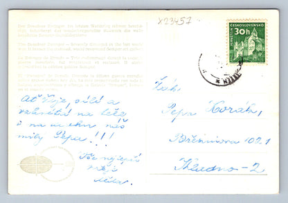 Postcard DER DRESDNER ZWINGER (X23457)