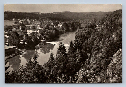 Postcard HVĚZDONICE - VIEW OF THE SÁZAV RIVER (X23470)