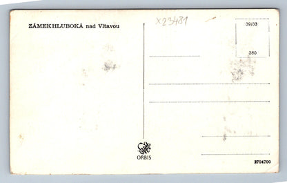 Postcard HLUBOKA NAD VLTAVOU CASTLE (X23481)