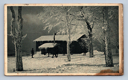 Postcard OLD COTTAGE UNDER JEŠTĚD (X23482)