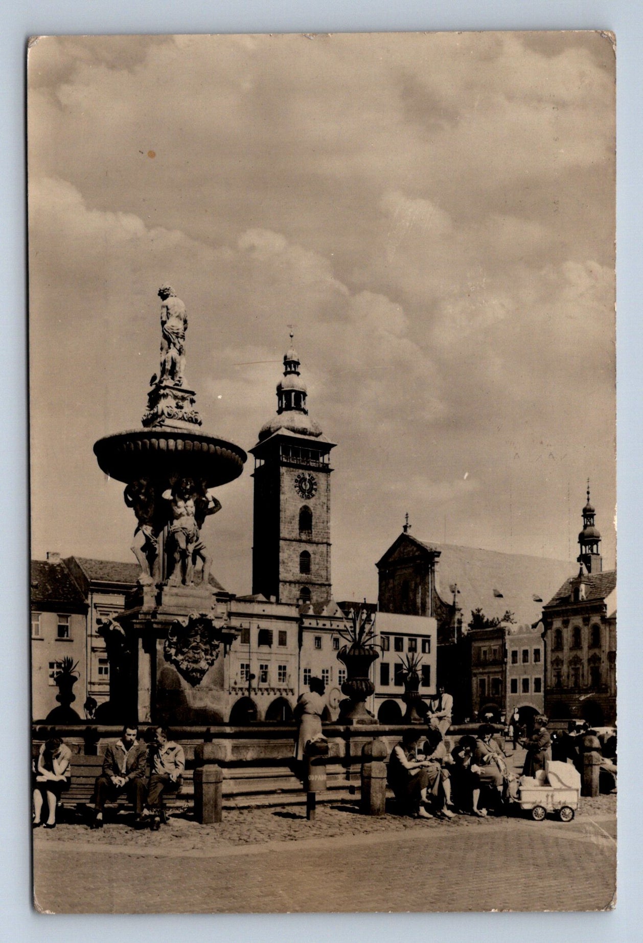 Postcard ČESKÉ BUDĚJOVICE - ŽIŽKOV SQUARE (X23484)