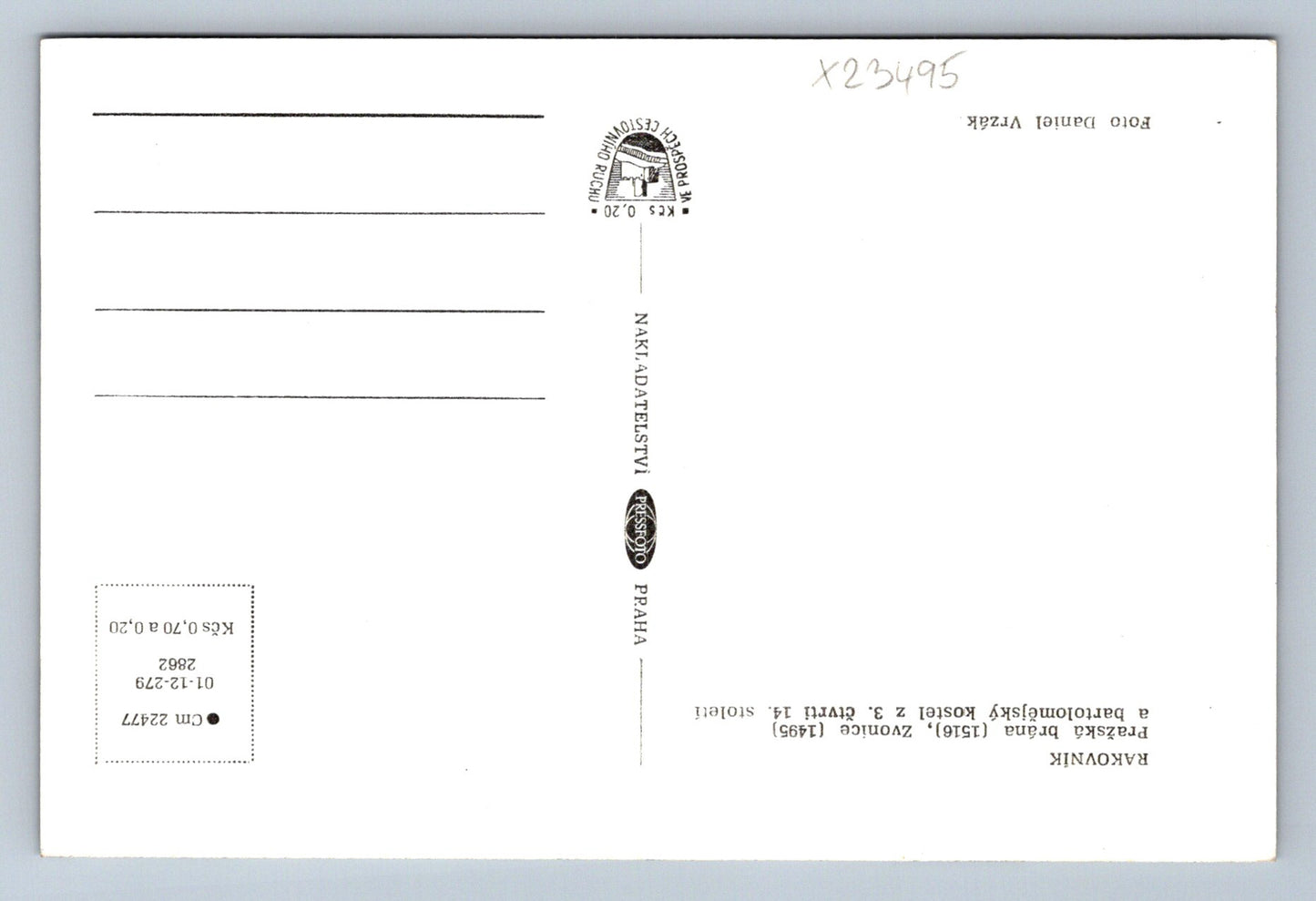 Postcard RAKOVNÍK - PRAGUE GATE (X23495)