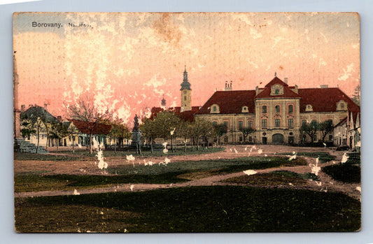 Pohlednice BOROVANY - NÁMĚSTÍ (X23500)