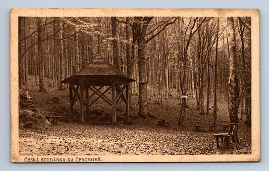 Postcard CZECH WELL IN CERCHOV (X23501)