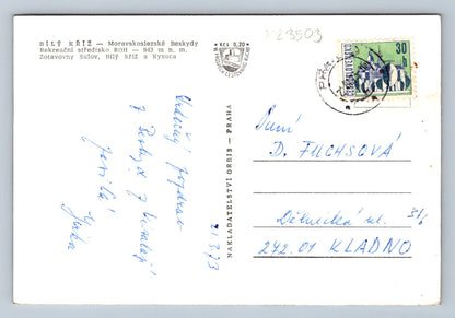 Postcard BESKYDY - WHITE CROSS (X23503)