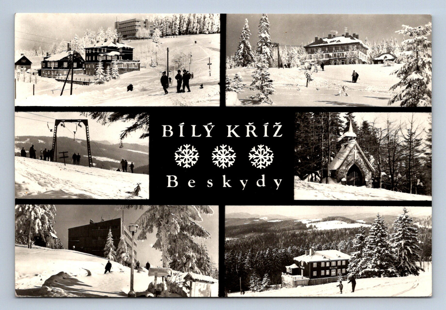 Postcard BESKYDY - WHITE CROSS (X23503)