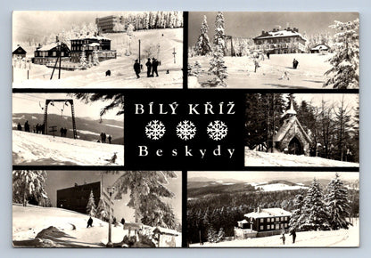 Postcard BESKYDY - WHITE CROSS (X23503)