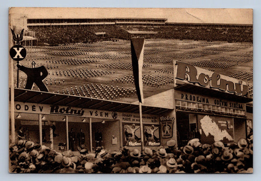 Postcard GREETINGS FROM THE 10TH UNIVERSITY CONFERENCE IN PRAGUE 1938 (X23508)