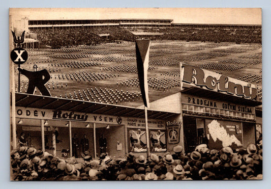 Postcard GREETINGS FROM THE 10TH UNIVERSITY CONFERENCE IN PRAGUE 1938 (X23510)