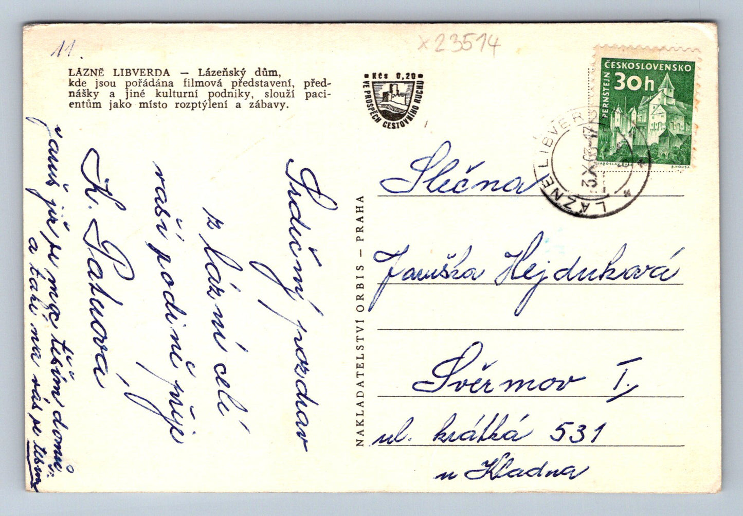 Postcard LIBVERDA SPA - SPA HOUSE (X23514)