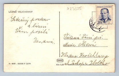 Postcard VELICHOVKY SPA (X23525)