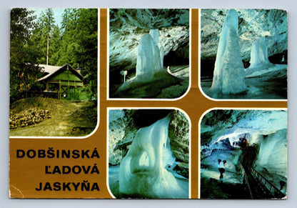Postcard DOBŠINSKÁ ŁADOVÁ CAVE (X23536)