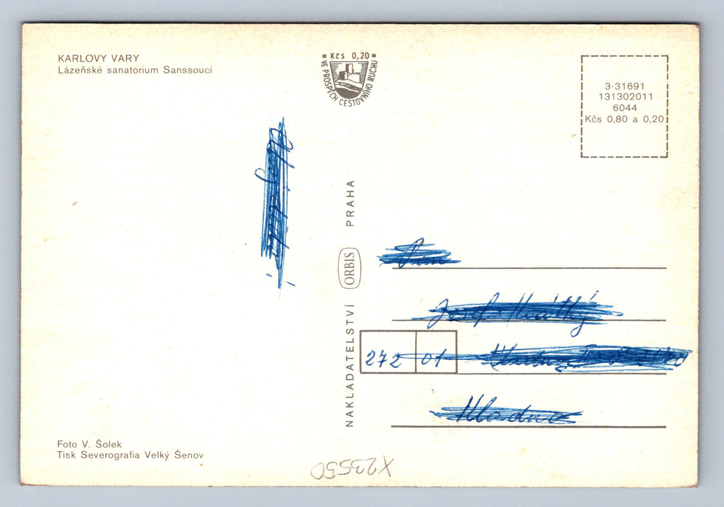 Postcard KARLOVY VARY (X23550)