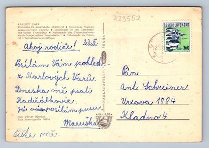 Postcard KARLOVY VARY (X23557)