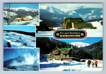 Pohlednice KRKONOŠE PEC POD SNĚŽKOU (X23591)
