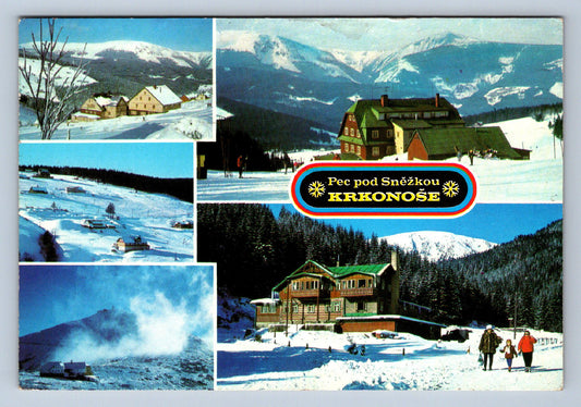 Pohlednice KRKONOŠE PEC POD SNĚŽKOU (X23591)
