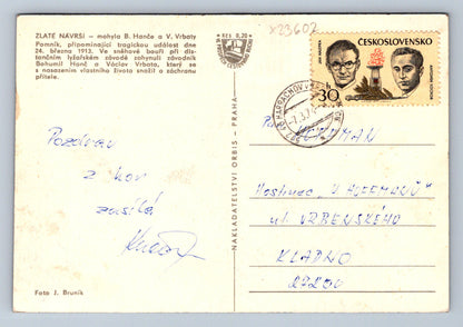 Pohlednice ZLATÉ NÁVRŠÍ (X23602)