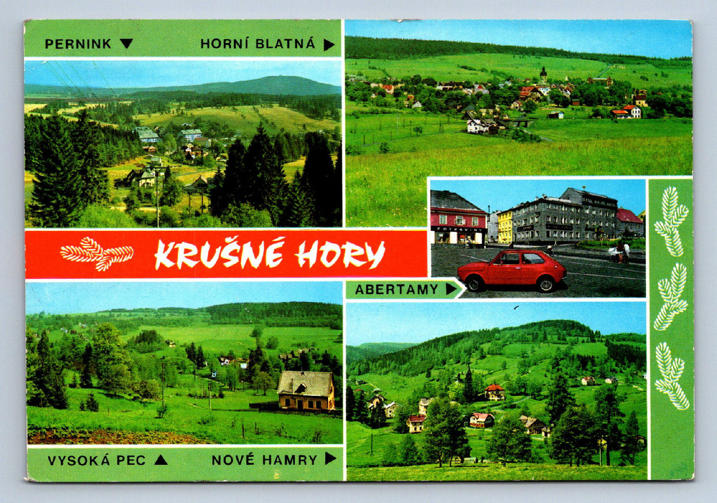 Pohlednice KRUŠNÉ HORY (X23606)