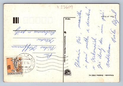 Pohlednice KRKONOŠE SNĚŽKA (X23609)