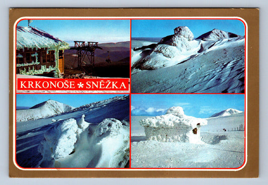Pohlednice KRKONOŠE SNĚŽKA (X23609)