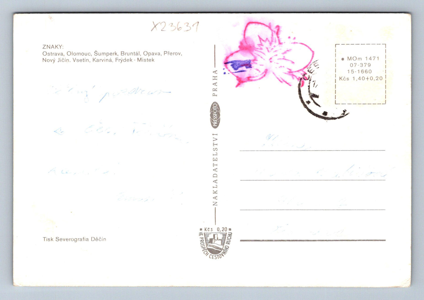 Postcard NORTH MORAVIAN REGION (X23631)