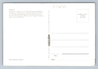 Postcard PRAGUE (X23633)