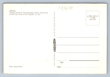 Postcard PRAGUE (X23634)