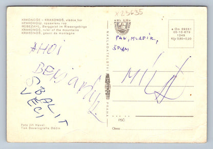 Postcard KRKONOS - KRKONOS - RULER OF THE MOUNTAINS (X23635)