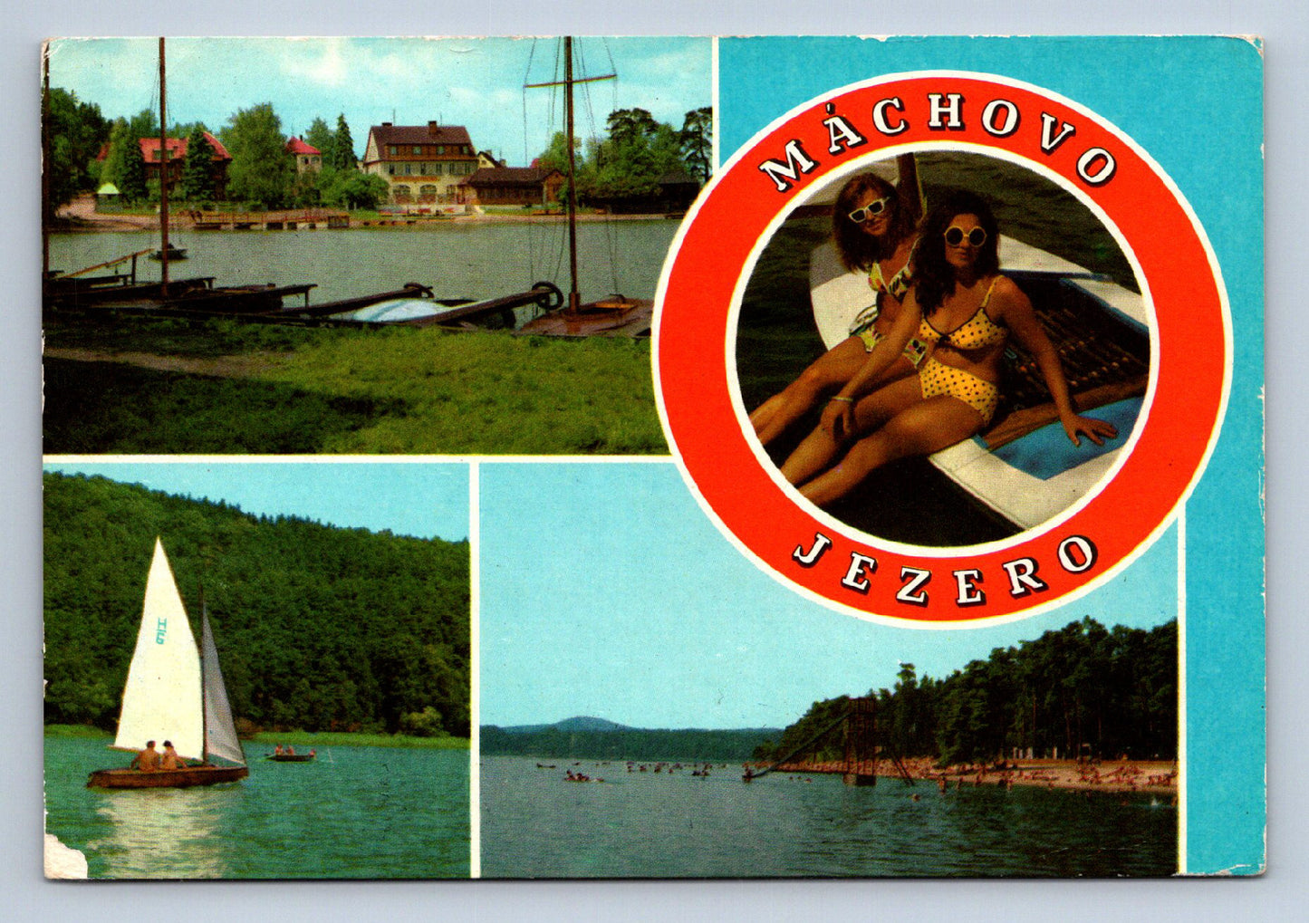 Postcard MACHOVO LAKE (X23646)