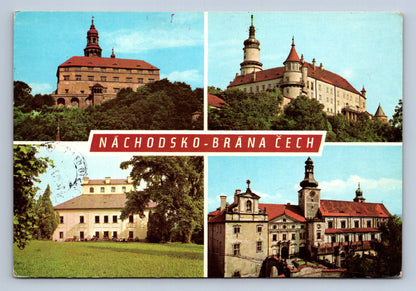 Postcard NÁCHOD CASTLE (X23663)