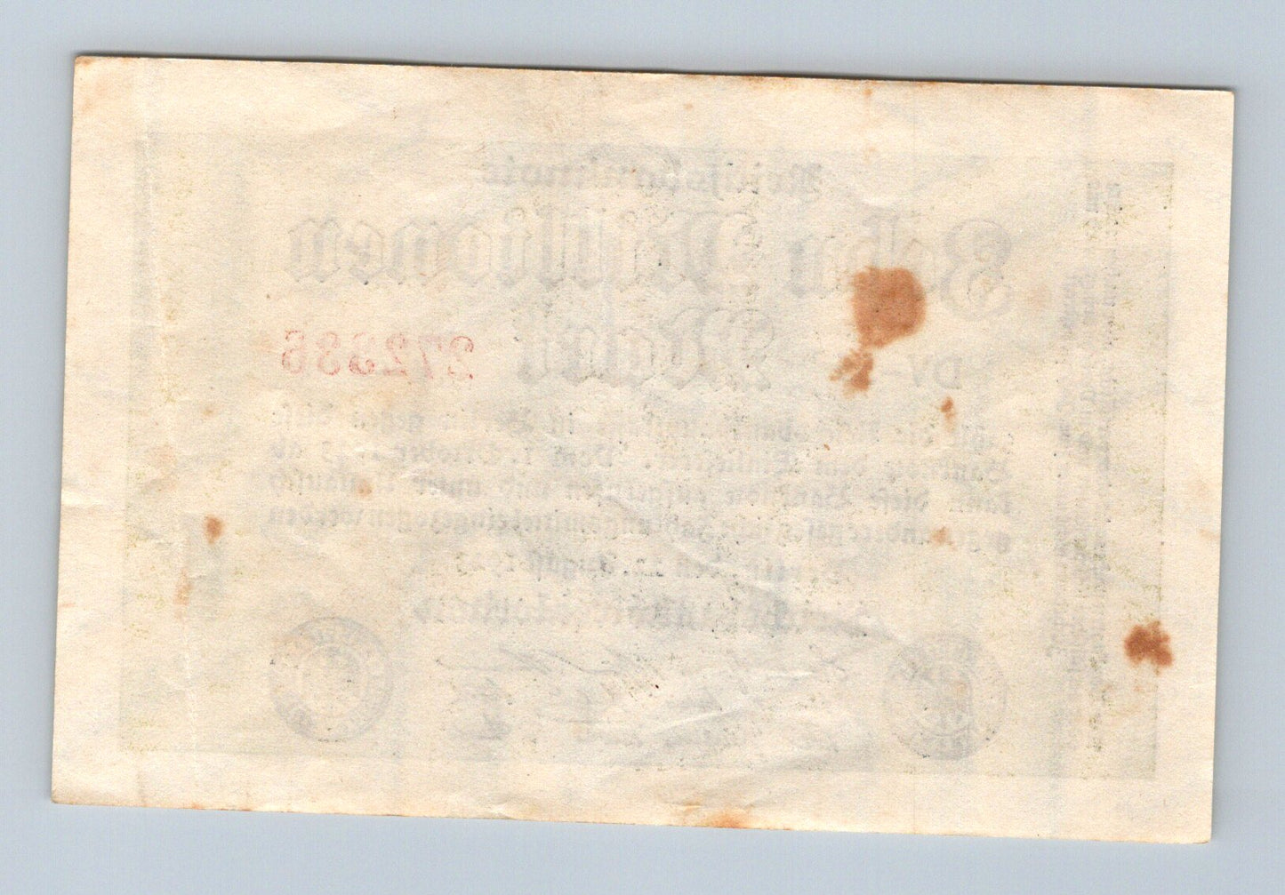 Bankovka Nemecko 10000000 Mark 1923 DV 55 272336 (B0102)