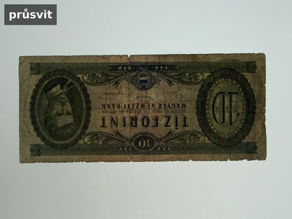 Bankovka Madarsko 10 Forint 1969 A 799 A799 007737 (B0105)