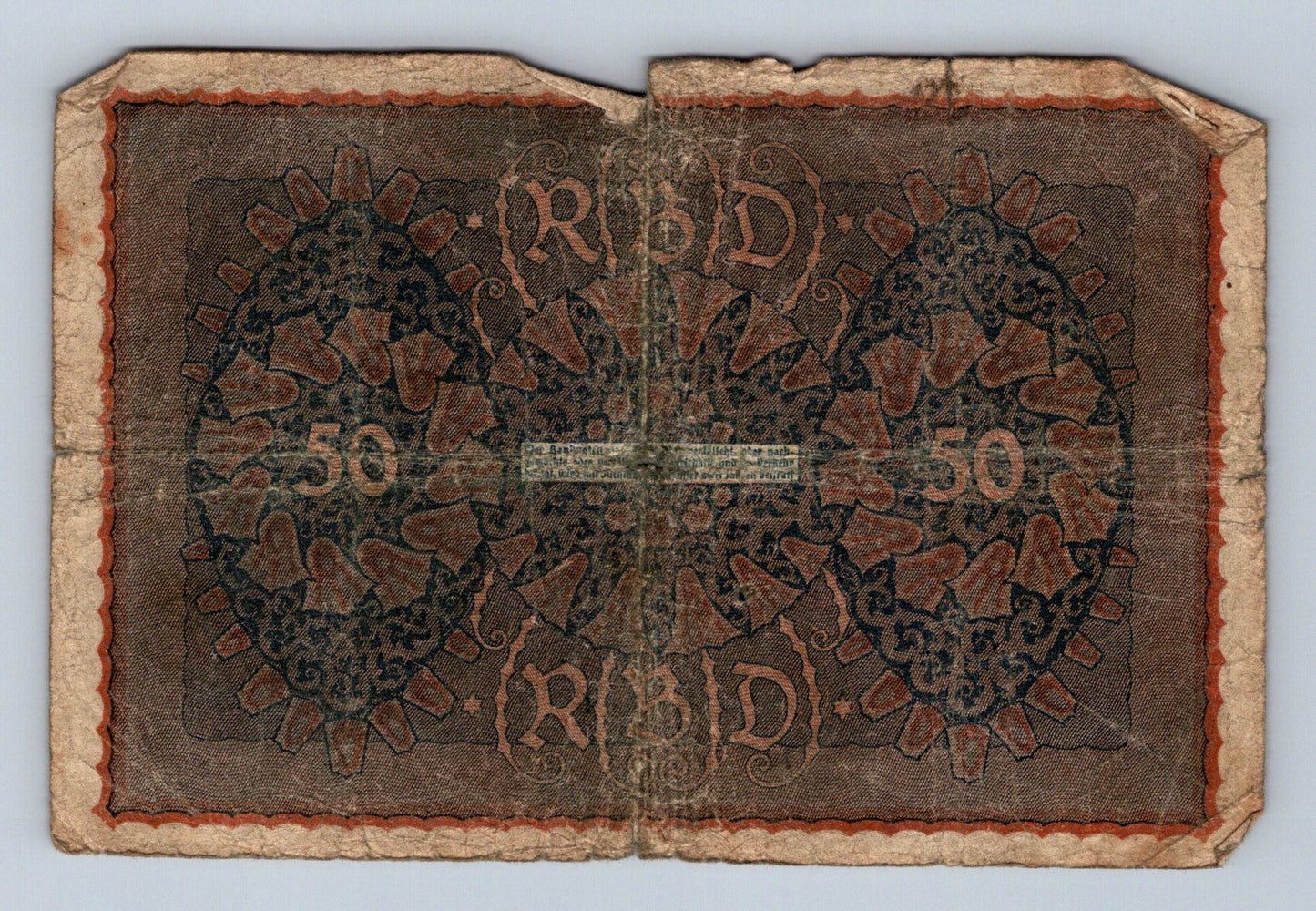 Bankovka Nemecko 50 Mark 1919 1 561015 (B0106)