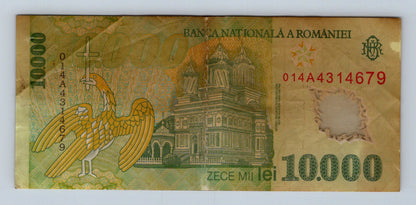 Bankovka Rumunsko 10000 lei 1999 014A4314679 (B0108)