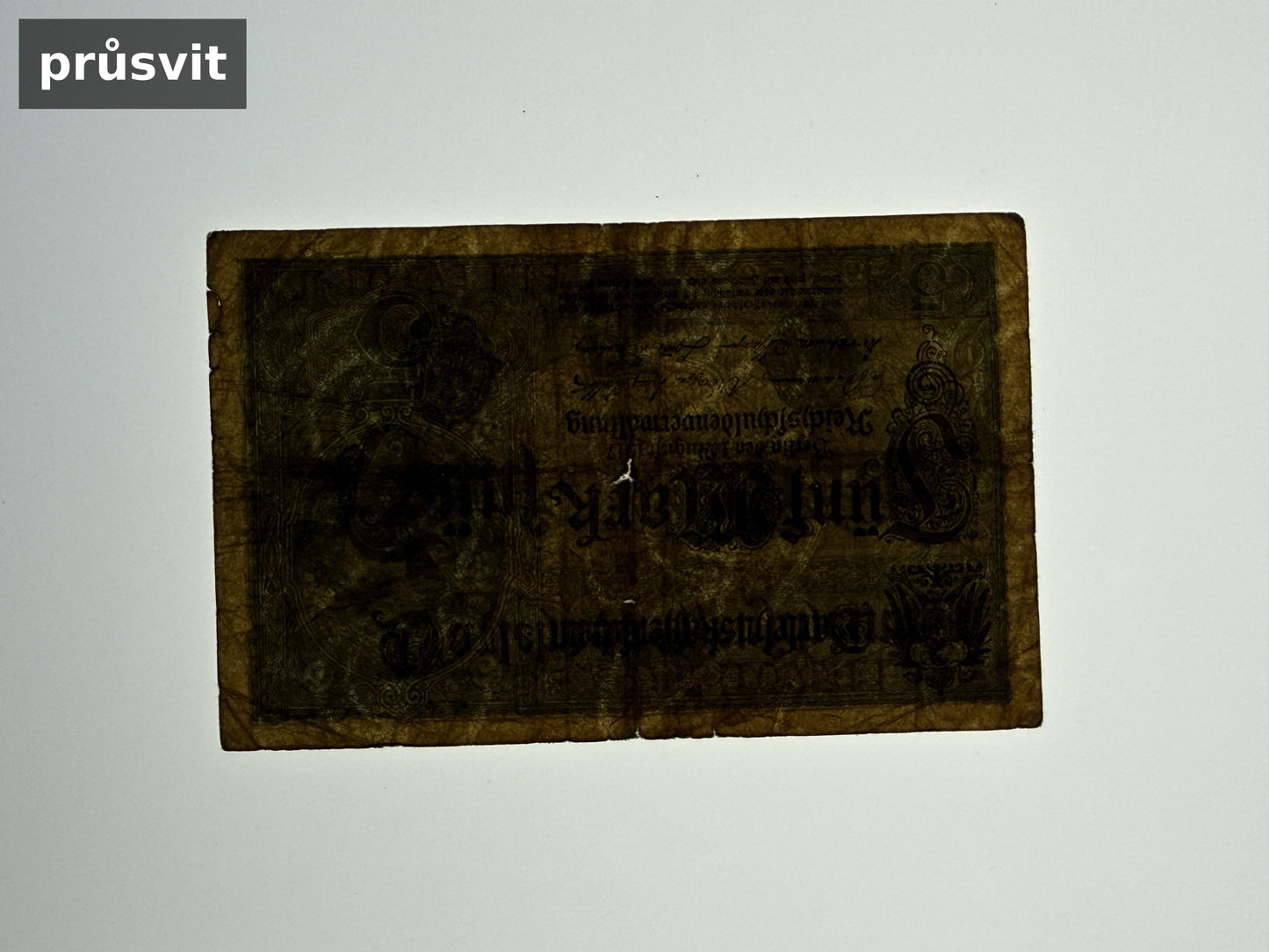 Bankovka Nemecko 5 Mark 1917 L L 18771131 (B0117)