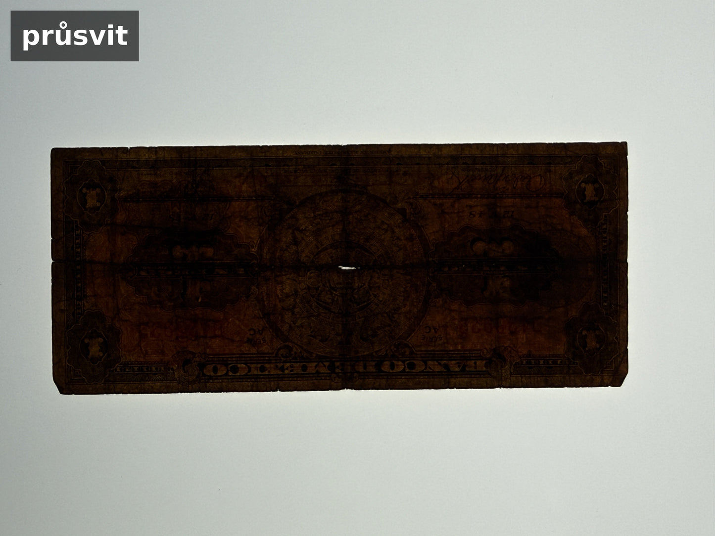 Bankovka Mexiko 1 Peso 1925 AC D426922 (B0135)