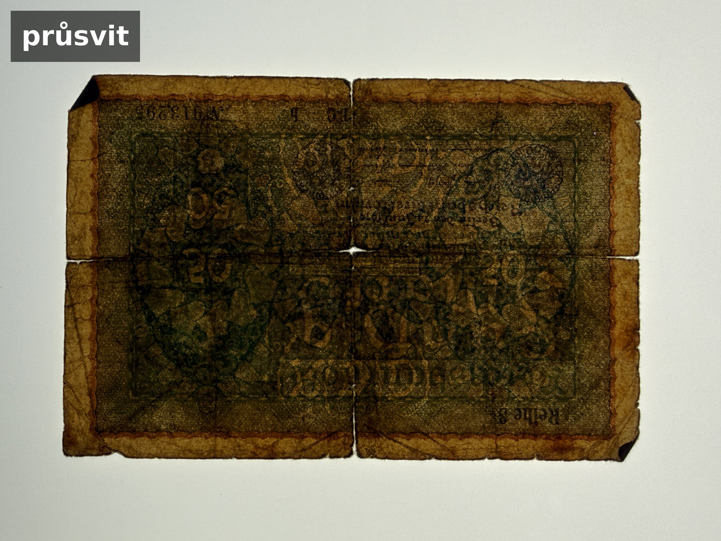 Bankovka Německo 50 Mark 1919 Reihe 3 N913295 (B0145)
