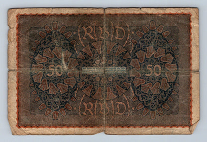 Bankovka Německo 50 Mark 1919 I, Ea 448434 (B0147)