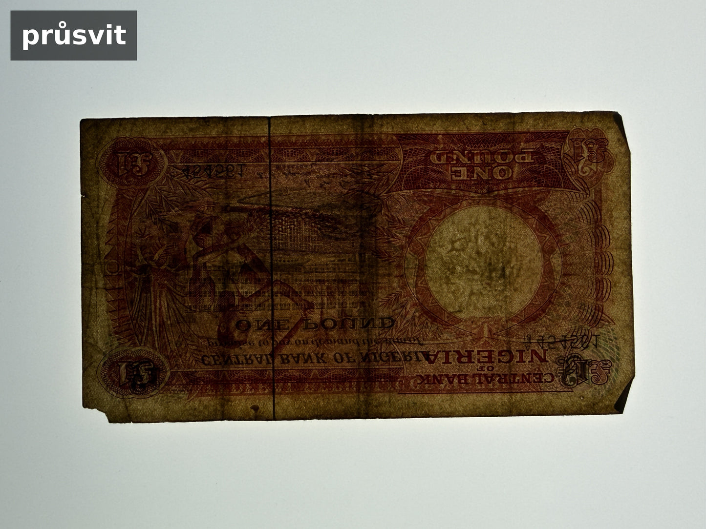 Bankovka Nigérie 1 Pound 1963 1965 A 18 A 18 454561 (B0159)