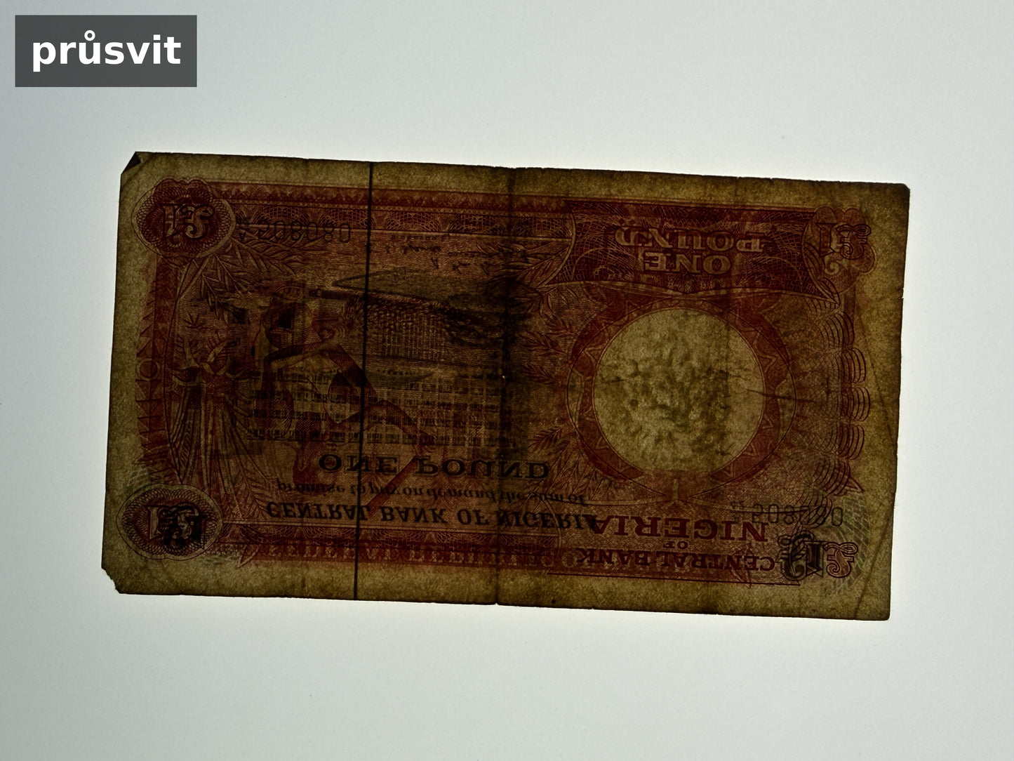 Bankovka Nigérie 1 Pound 1965 A 42 508080 (B0163)