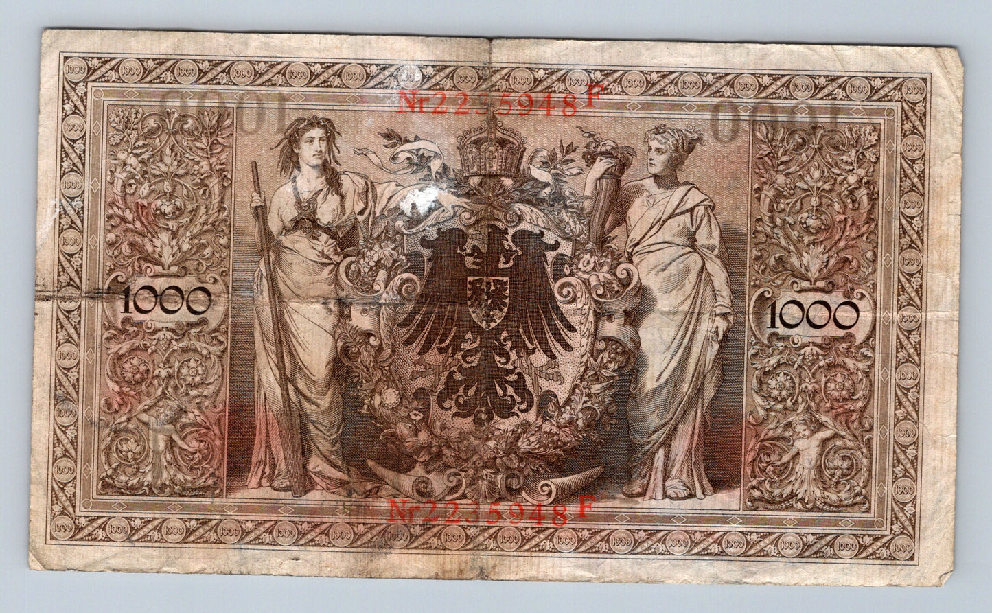 Bankovka Nemecko 1000 Mark 1910 F 2235948 (B0165)
