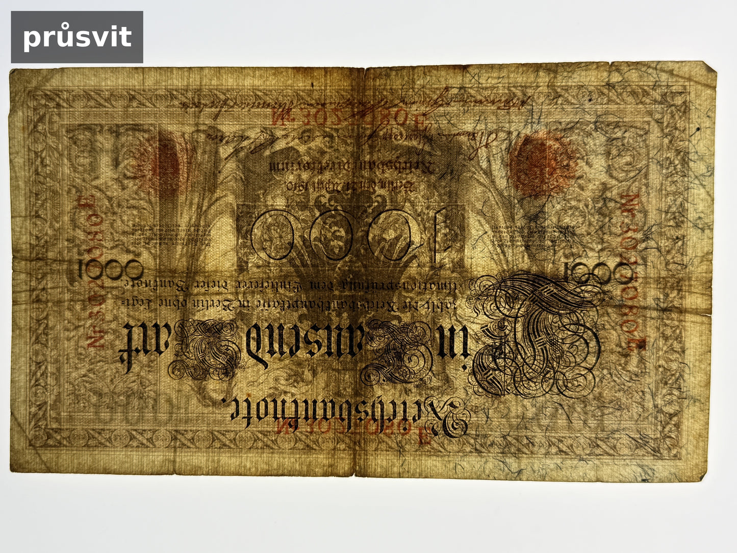 Bankovka Nemecko 1000 Mark 1910 E 3027080 (B0168)