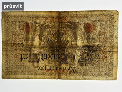 Bankovka Nemecko 1000 Mark 1910 E 3027080 (B0168)