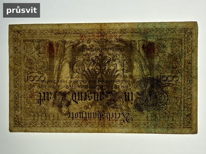 Bankovka Nemecko 1000 Mark 1910 Z 242198 F (B0169)