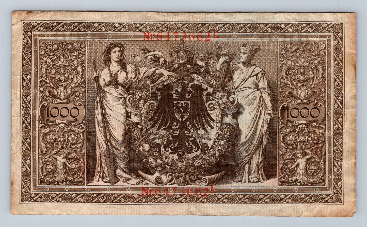 Bankovka Nemecko 1000 Mark 1910 L 6473662 (B0171)