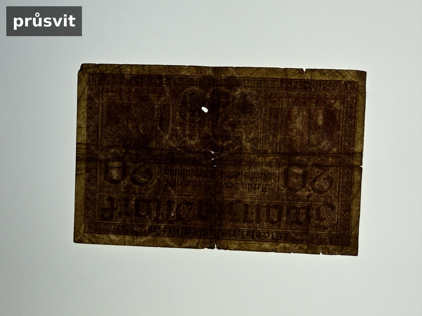 Bankovka Nemecko 20 Mark 1918 G 4890494 (B0179)