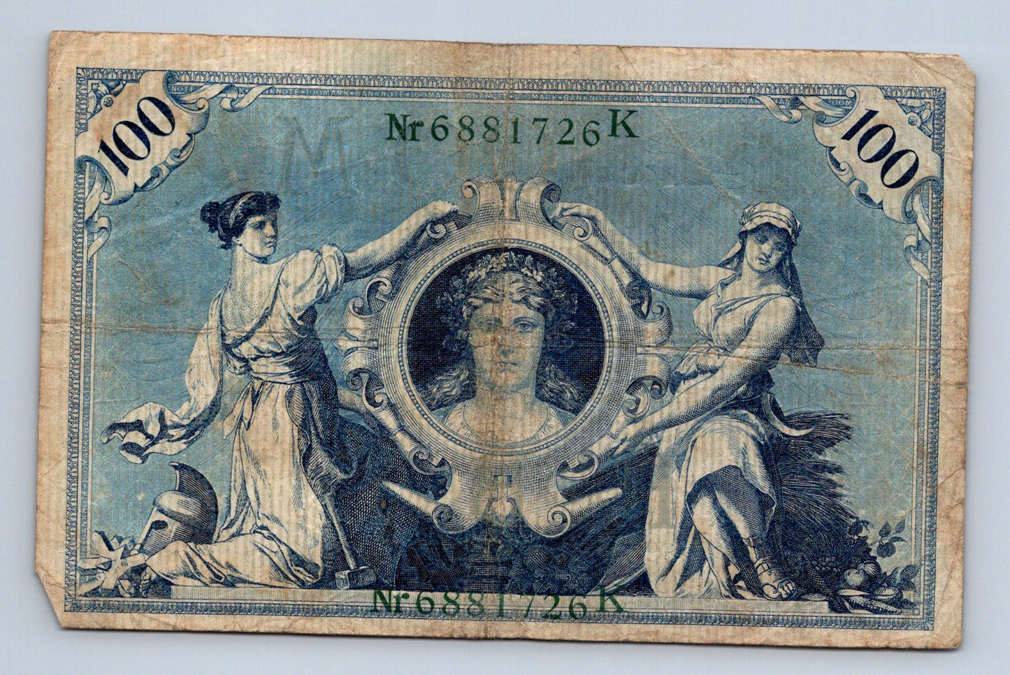 Bankovka Nemecko 100 Mark 1908 K 6881726 (B0182)