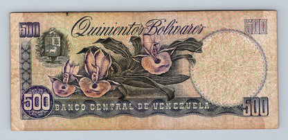 Bankovka Venezuela 500 Bolivares 1998 Q Q48380771 (B0188)