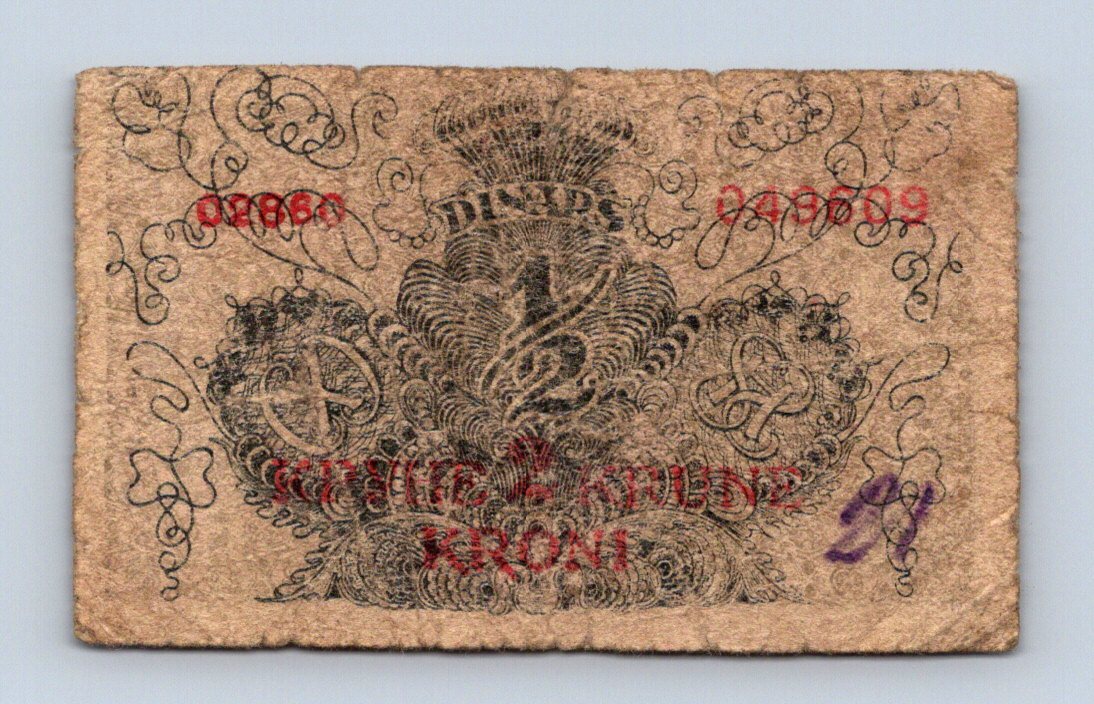 Bankovka 1/2 Dinara 1919 (B0190)
