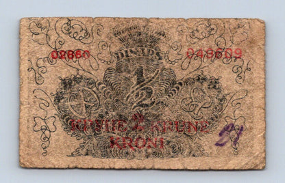Bankovka 1/2 Dinara 1919 (B0190)
